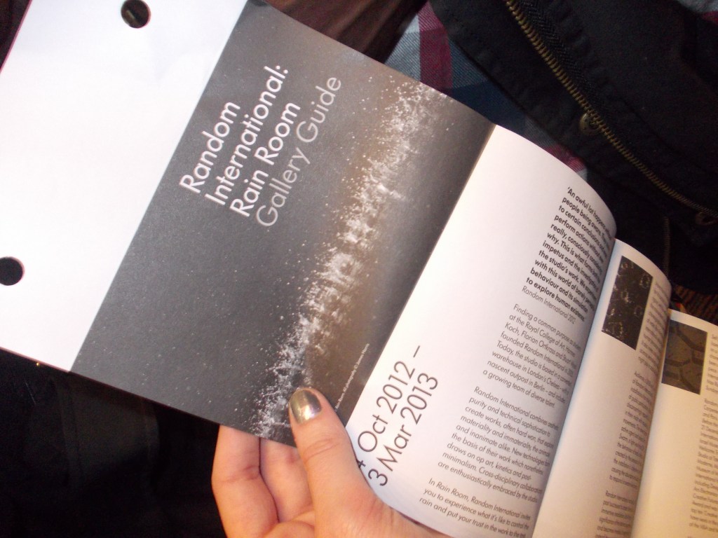 Rain Room Leaflet