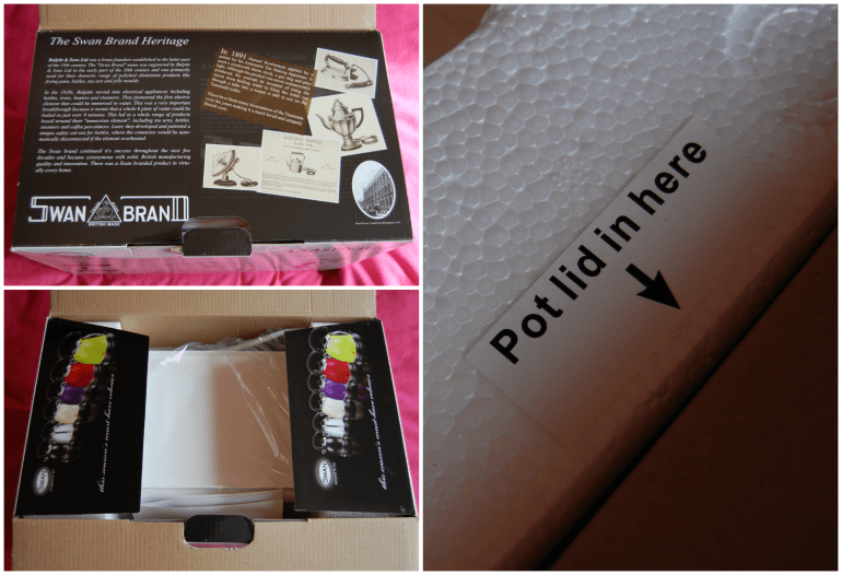 teasmade opening packaging