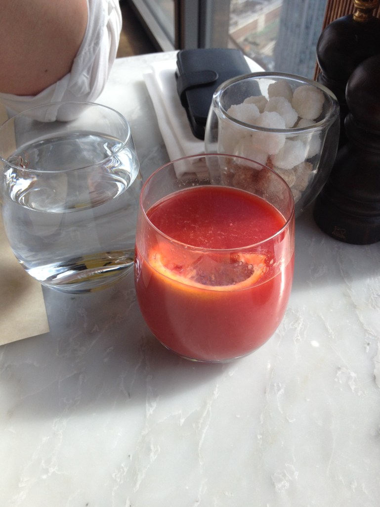 Blood Orange Juice Duck & Waffle