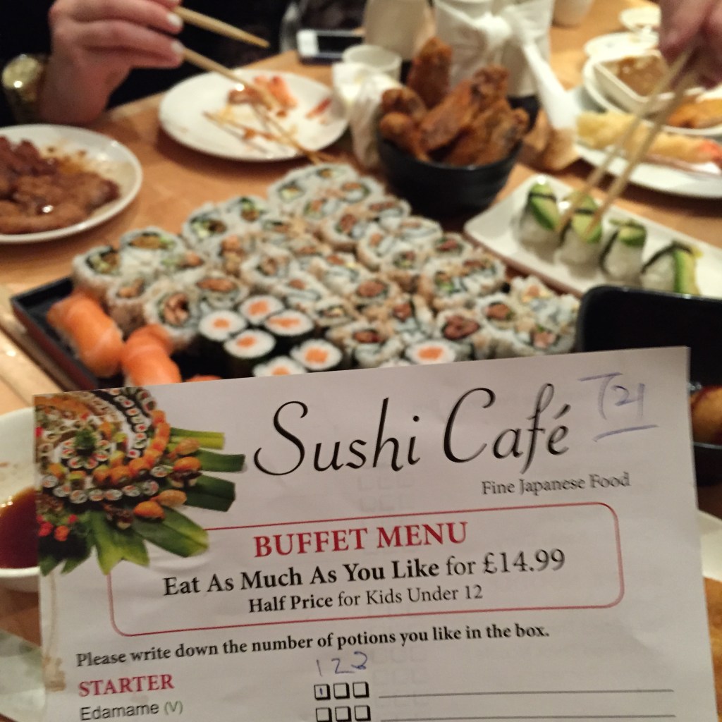sushi cafe battersea menu