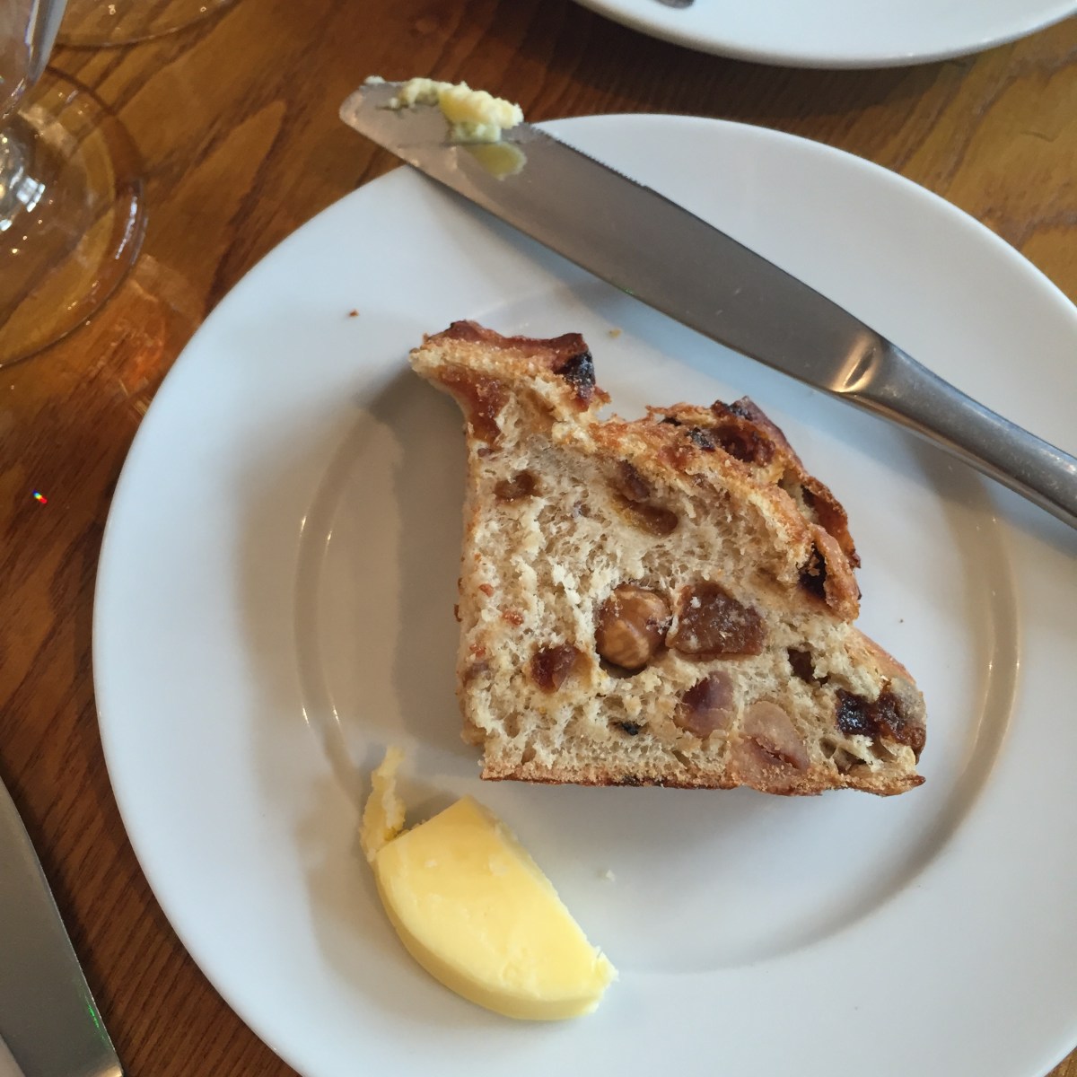 Hazelnut and fruit bread