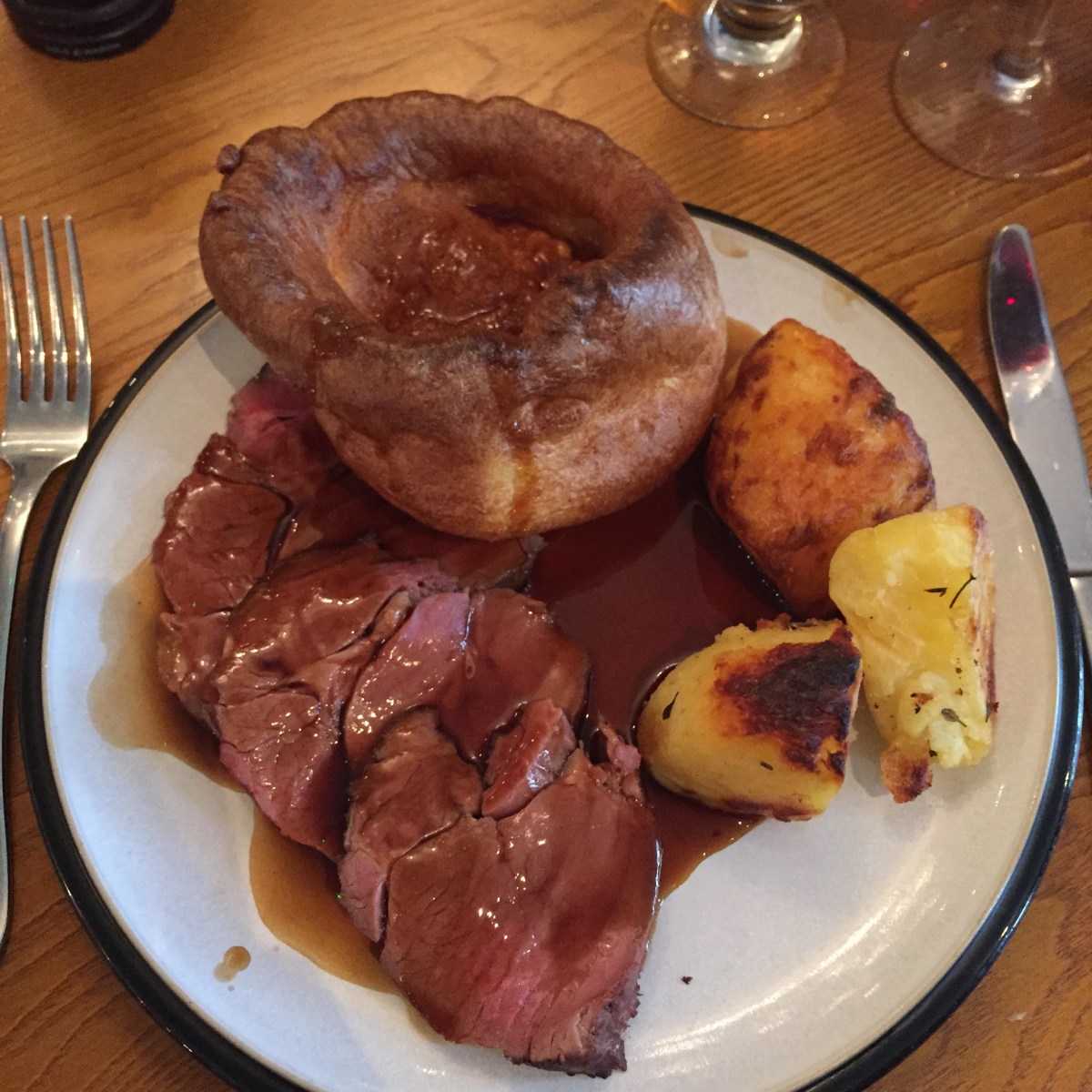 Roast beef crooked well