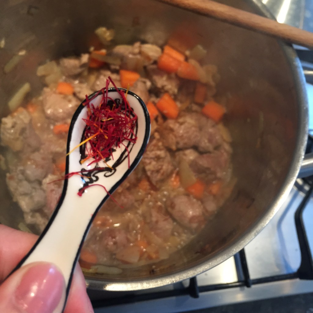 saffron lamb tagine