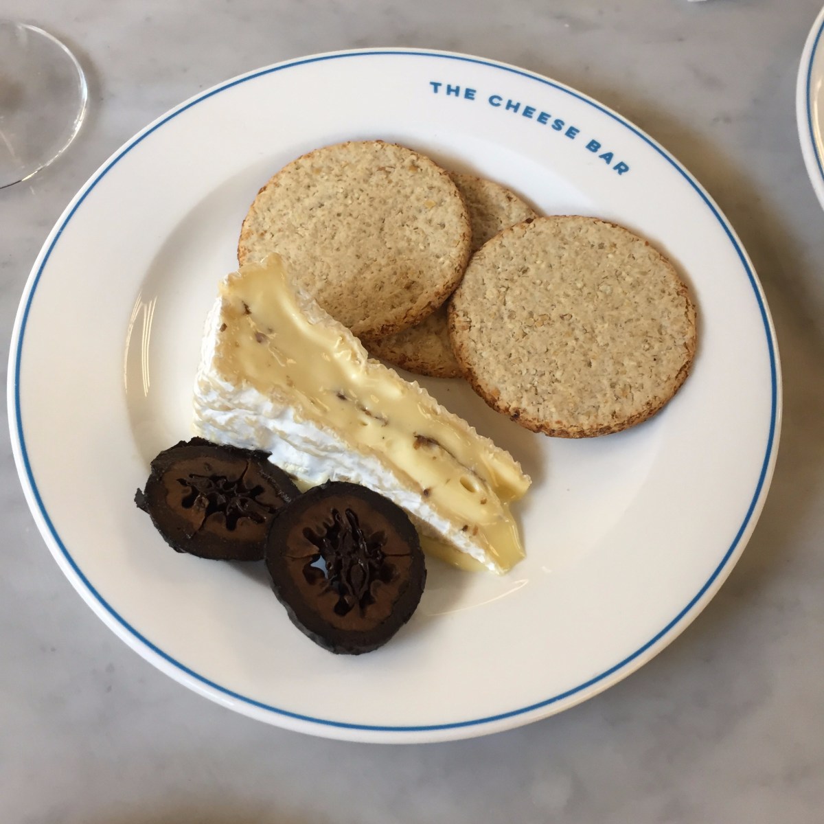 Truffled Baron Bigod, Pickled Walnut, Oatcakes