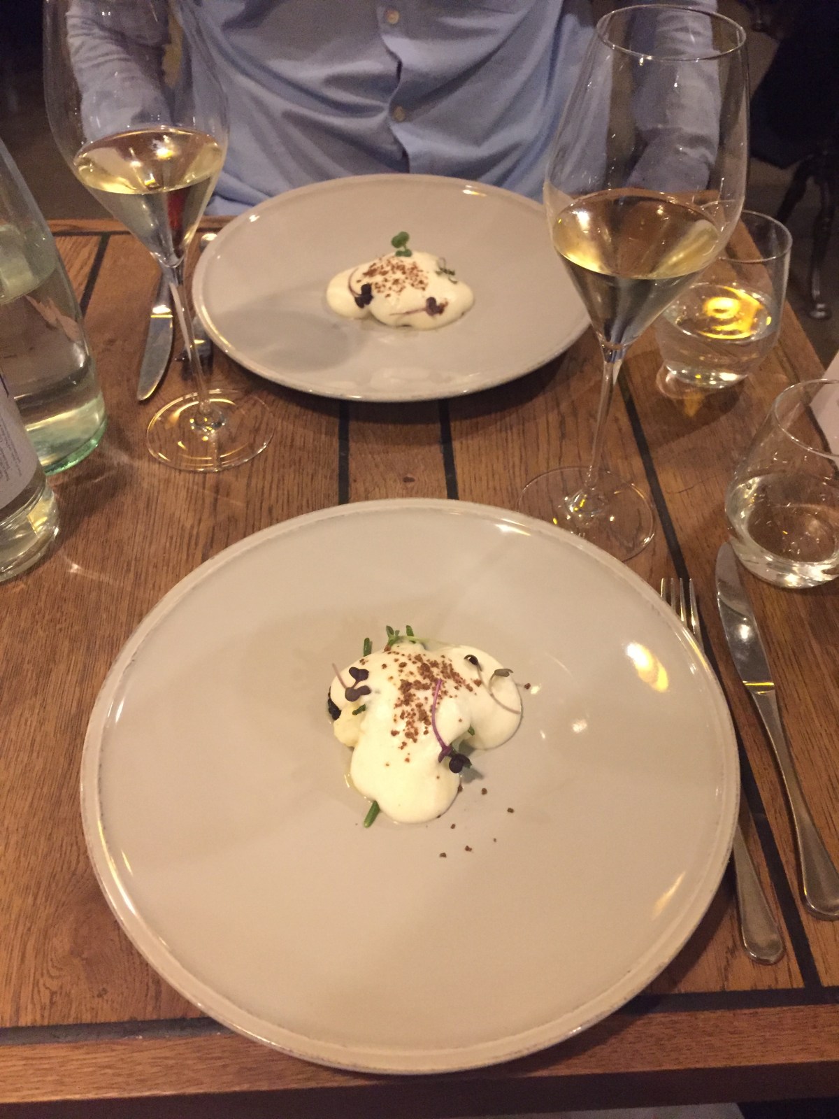 Anglo cauliflower with smoked herring roe